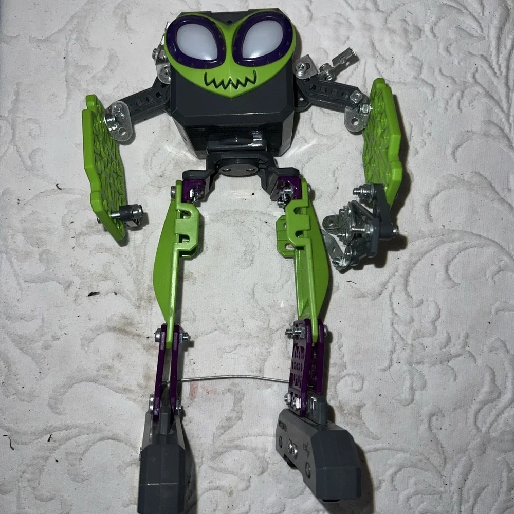 Meccano Erector Micronoid‎ Green Switch Building Toy Programmable Robot Works